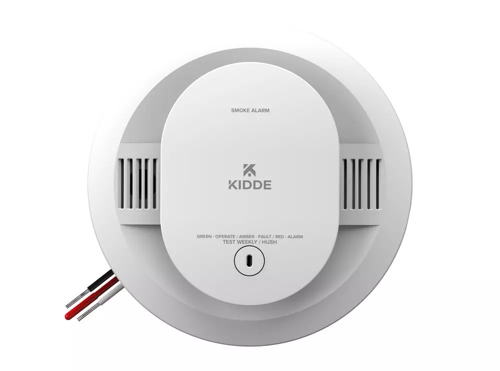 Kidde 21033081 Firex Hard-Wired Firex Smoke Alarm - White