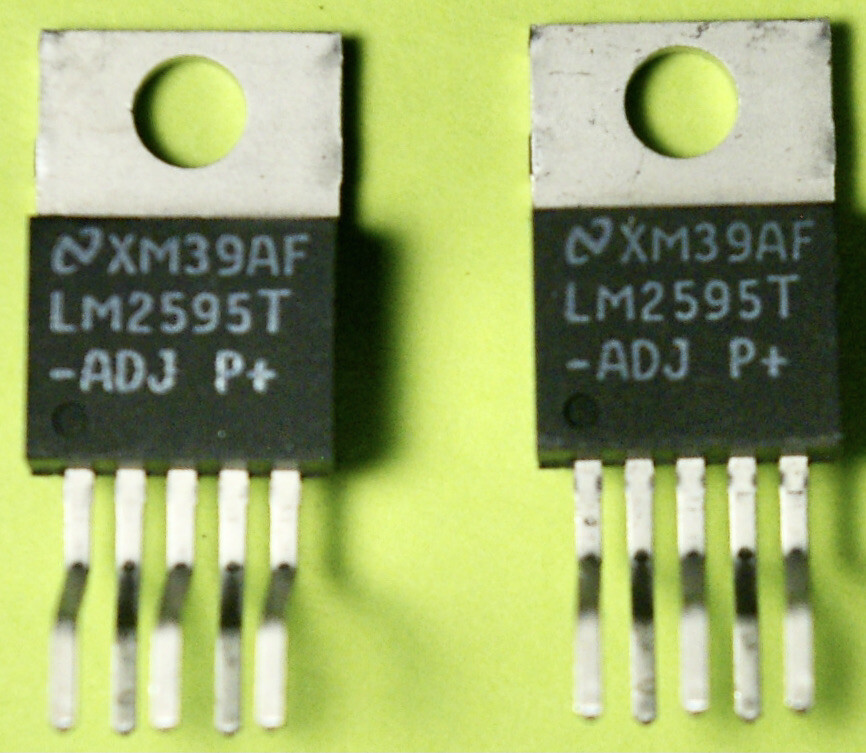 LM2595T-ADJ Switching Regulator 1.2v-37v 1A Lot of 2   USA Seller