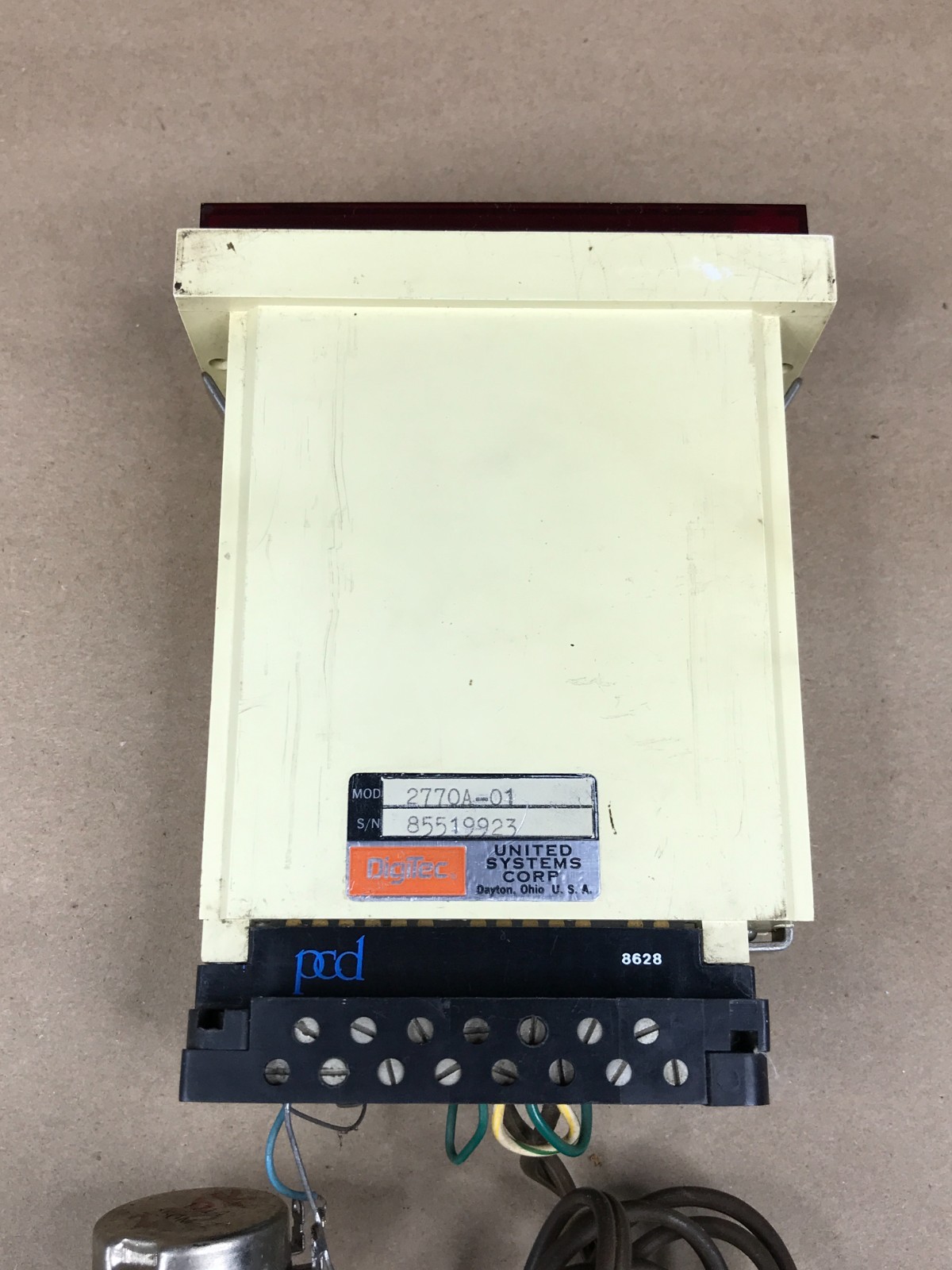 Digitec Model 2770A Panel Meter With PCD 2820A-23X, Powers On, Untested