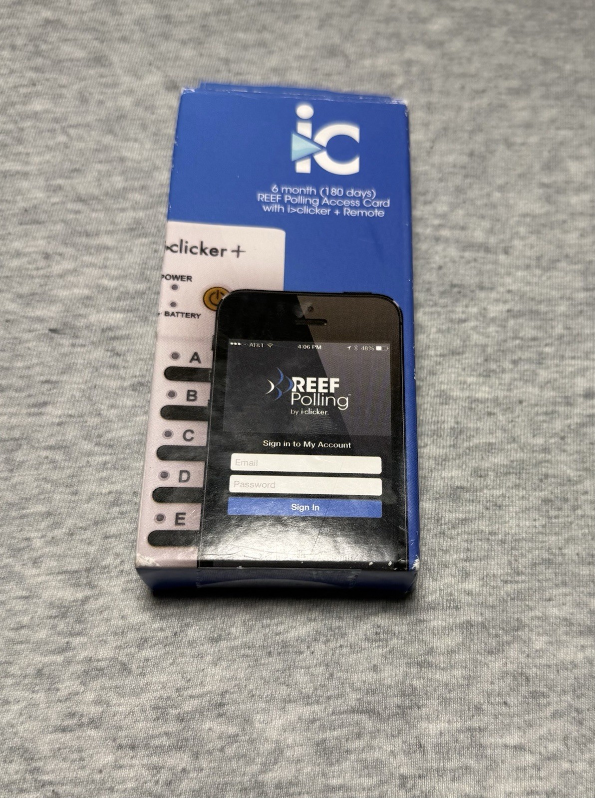 iClicker Plus RLR15 Wireless Polling Remote with REEF Polling Access Card