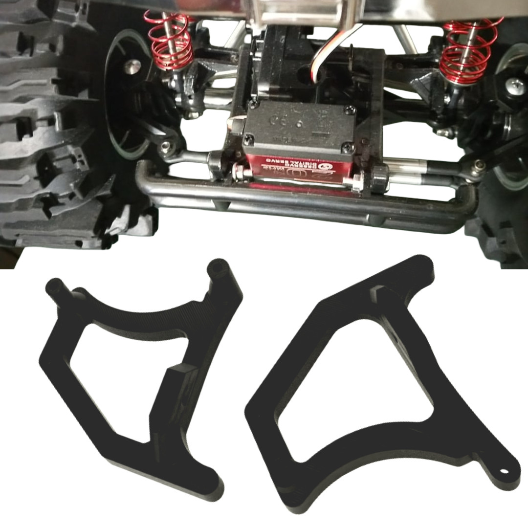 Tamiya Clodbuster Bullhead Bumper Servo Mount Relocation Brackets Front / Rear