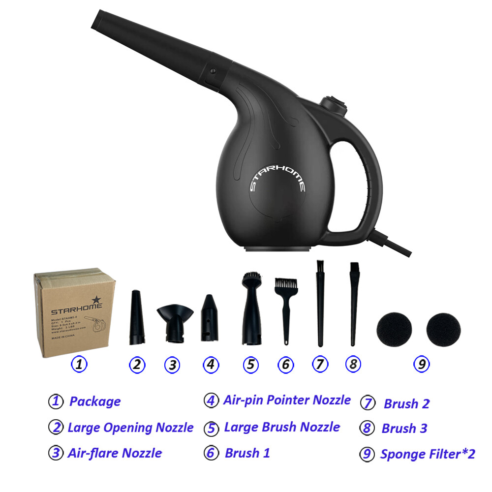 Electric Air Duster Blower 550W IT Dusters For PC, Laptop, Console Cleaning Dust