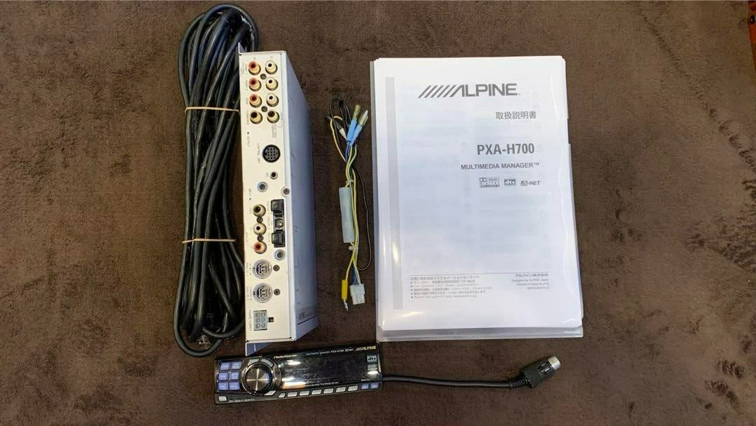 ALPINE PXA-H700 Digital Processor Set Car Audio Energization Operation Confirmed