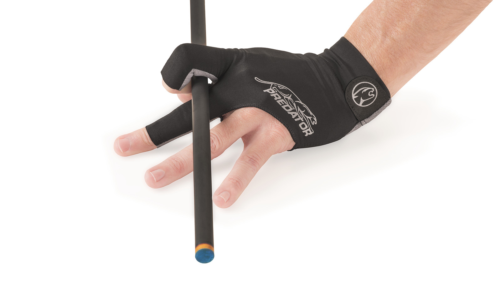 Predator Second Skin Pool Glove Black w/ Grey Logo - S/M