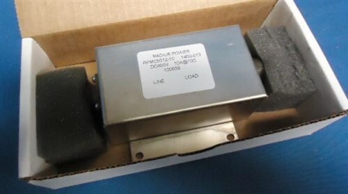 RADIUS POWER LINE FILTER RPMC5012-10 DC400V 10A@70C 100609 UNUSED SURPLUS