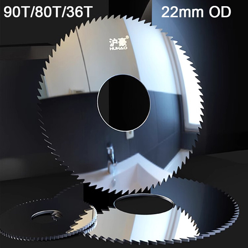 90T/80T/36T Teeth Carbide Circular Slitting Saw Cutter Cutting Tool 22mm OD
