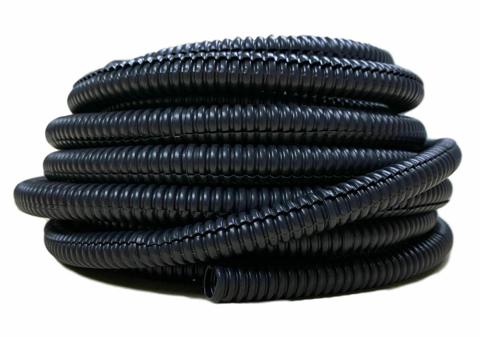20 Feet FT 3/8" Black Split Loom Wire Flexible Tubing Hose Car Audio