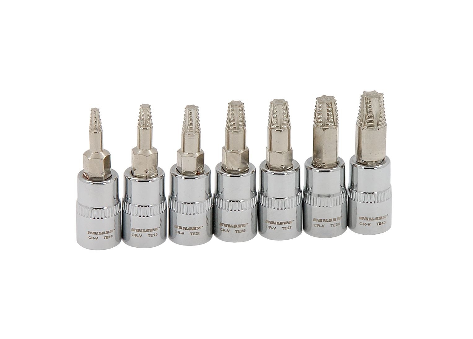 Extractor Set For Damaged Torx Screws 7pc