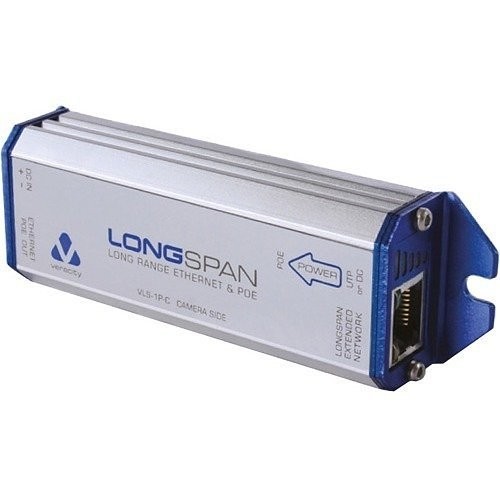 Veracity LONGSPAN VLS-1P-C Long-Range Ethernet & PoE Extender (VLS-1P-C)