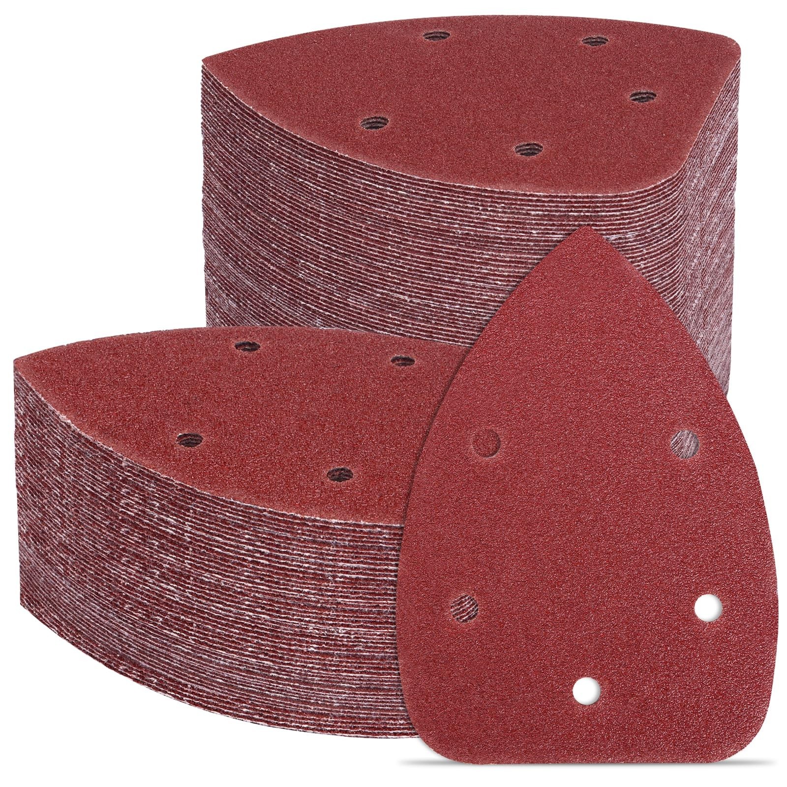 Coceca 150pcs Mouse Detail Sander Sandpaper Sanding Paper Assorted Sanding Pa...