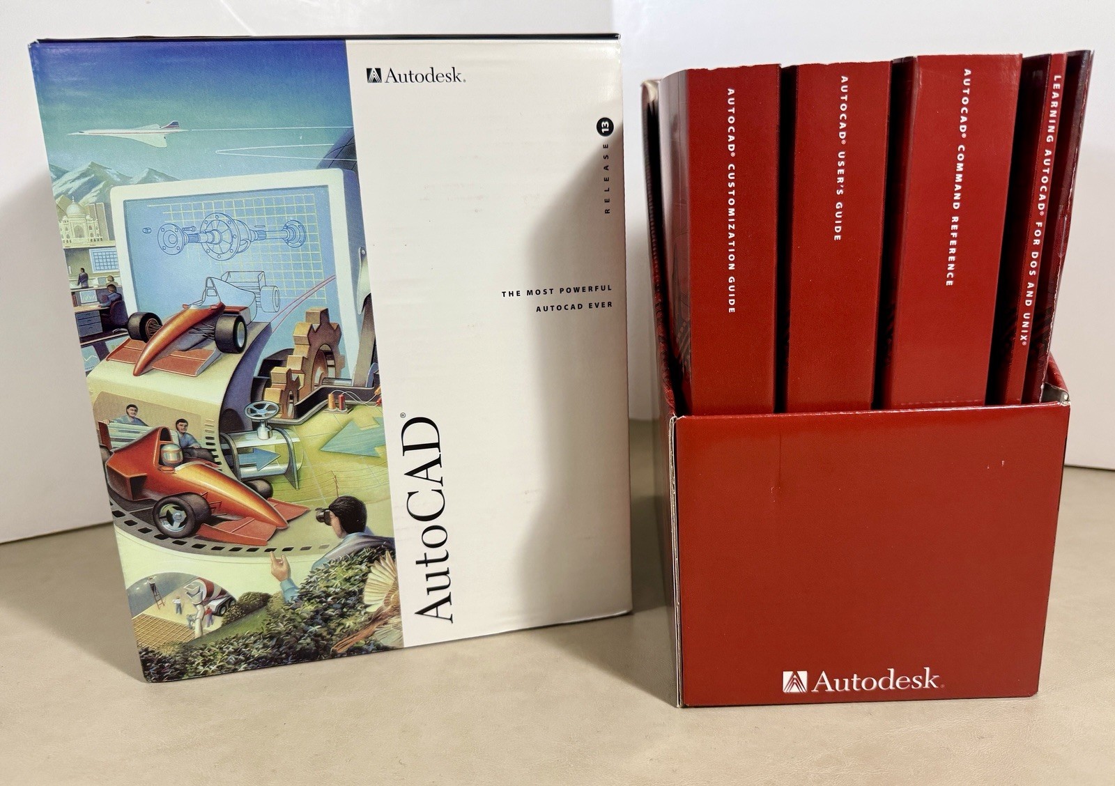 AutoDesk AutoCAD Release 13 Documentation Pack 5 Manuals - NO Software