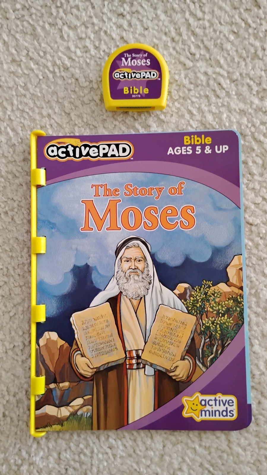 Active Minds Active Pad Bible - The Story of Moses Book and Cartridge