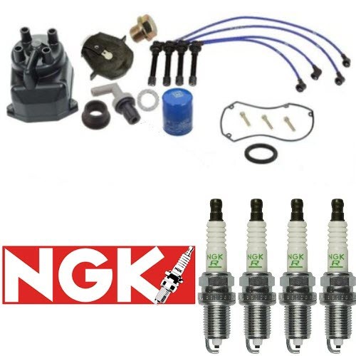 1998-2002 FOR Honda Accord LX EX-Tune-Up Kit Cap Rotor Wires-NGK Spark Plug PCV