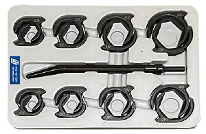 Lock Technology LTI  1910XL 16 Piece Metric Shockit Crows Foot Set
