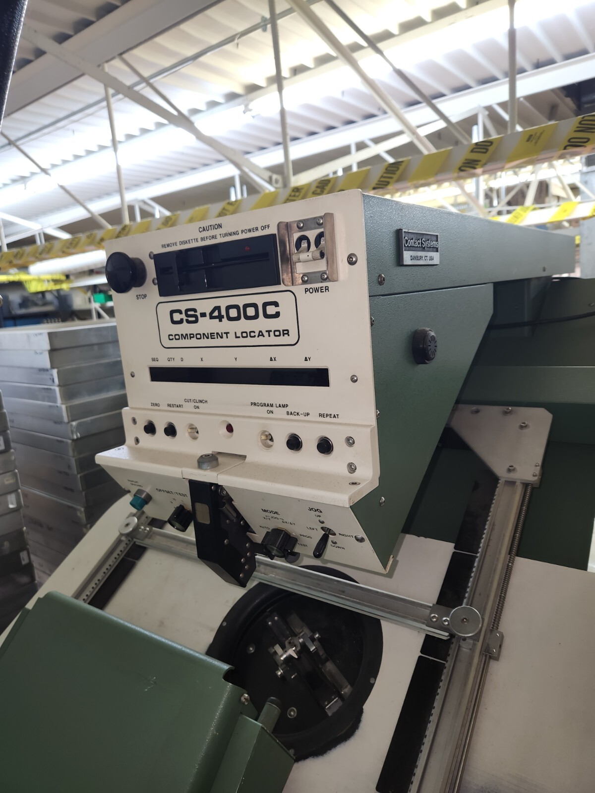 Contact Systems - Versatec CS-400C PCB Component Locator Cut/Clinch Machine
