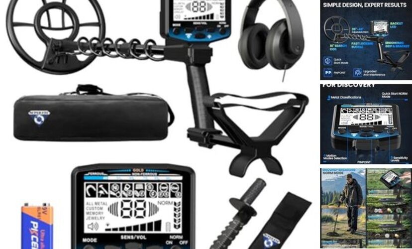 Metal Detector for Adults Professional, Higher Accuracy Gold Silver Metal