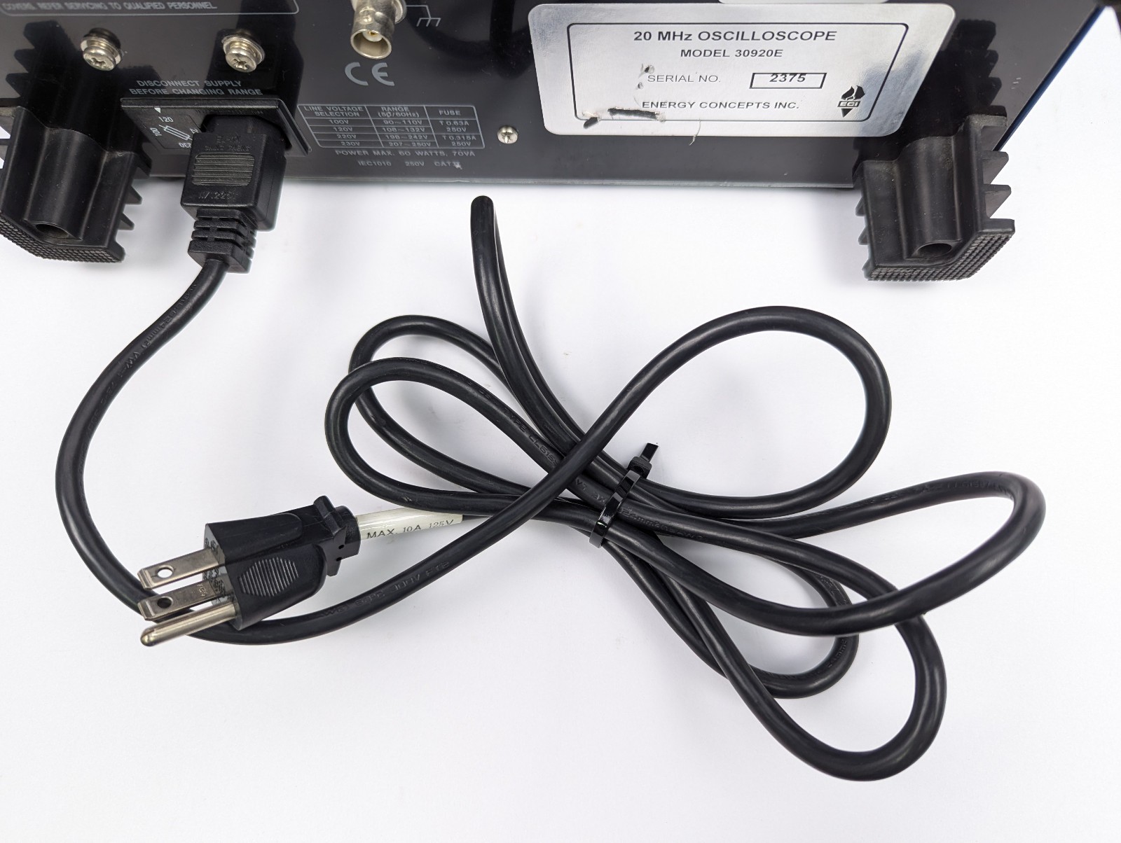 Energy Concepts 30920E 20MHz Oscilloscope (A/1)