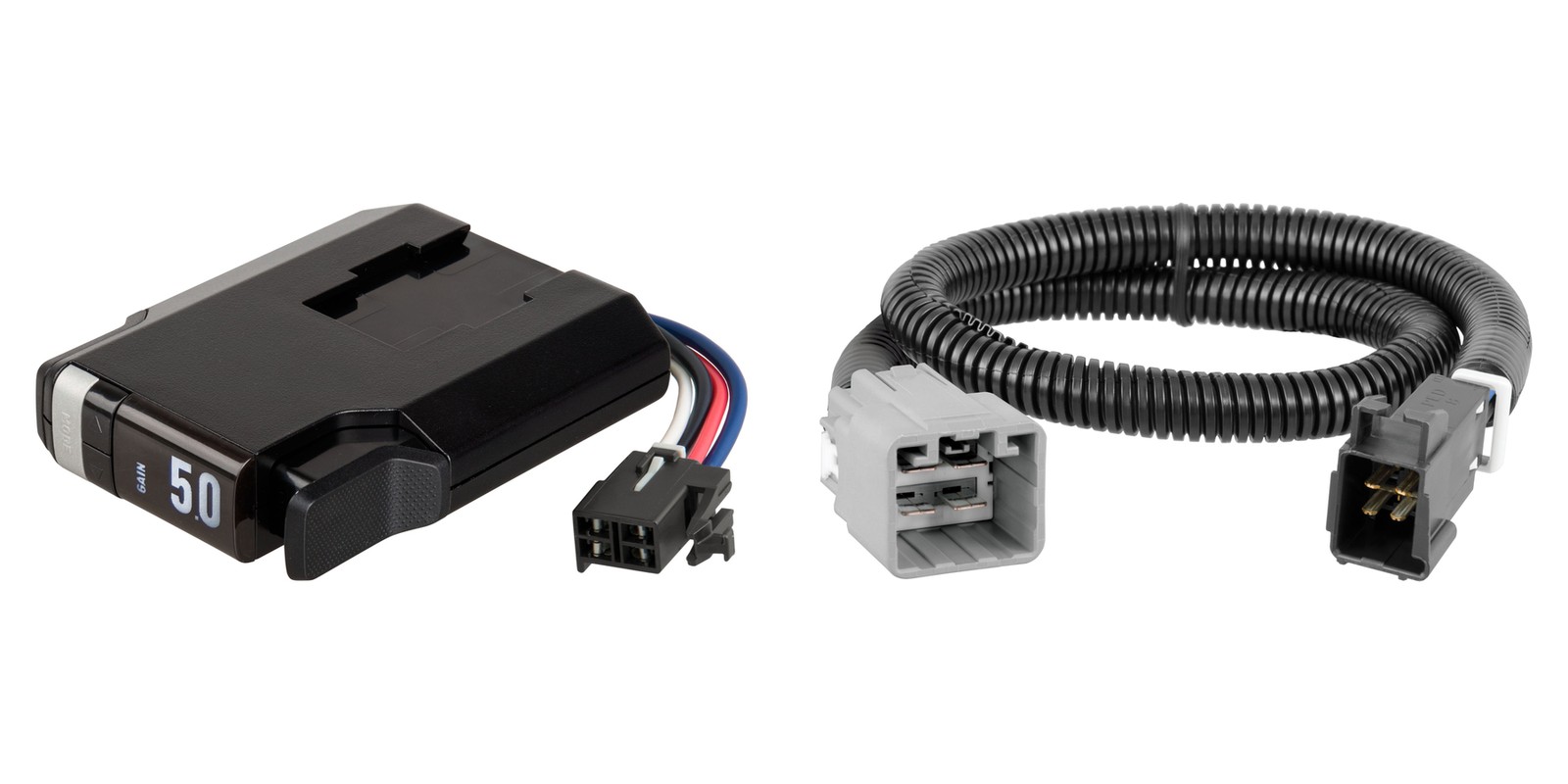 CURT Triflex Next Trailer Brake Controller & Vehicle Wiring Harness 51146 51527