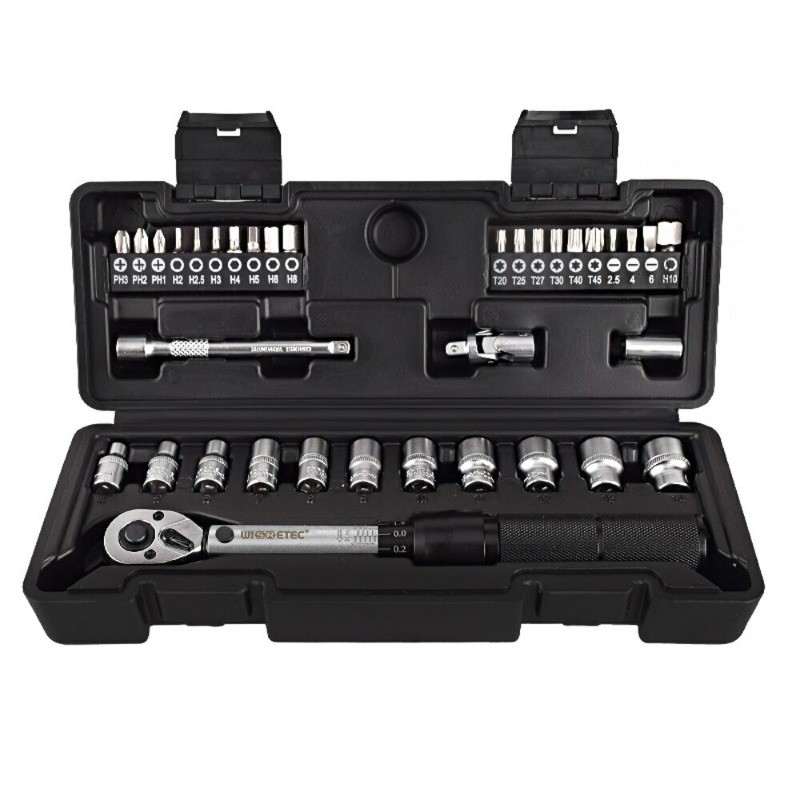 Torque Wrench 1/4“ Ratchet Torque 3/8” Spark Plug Torque Socket Tire Tool Set
