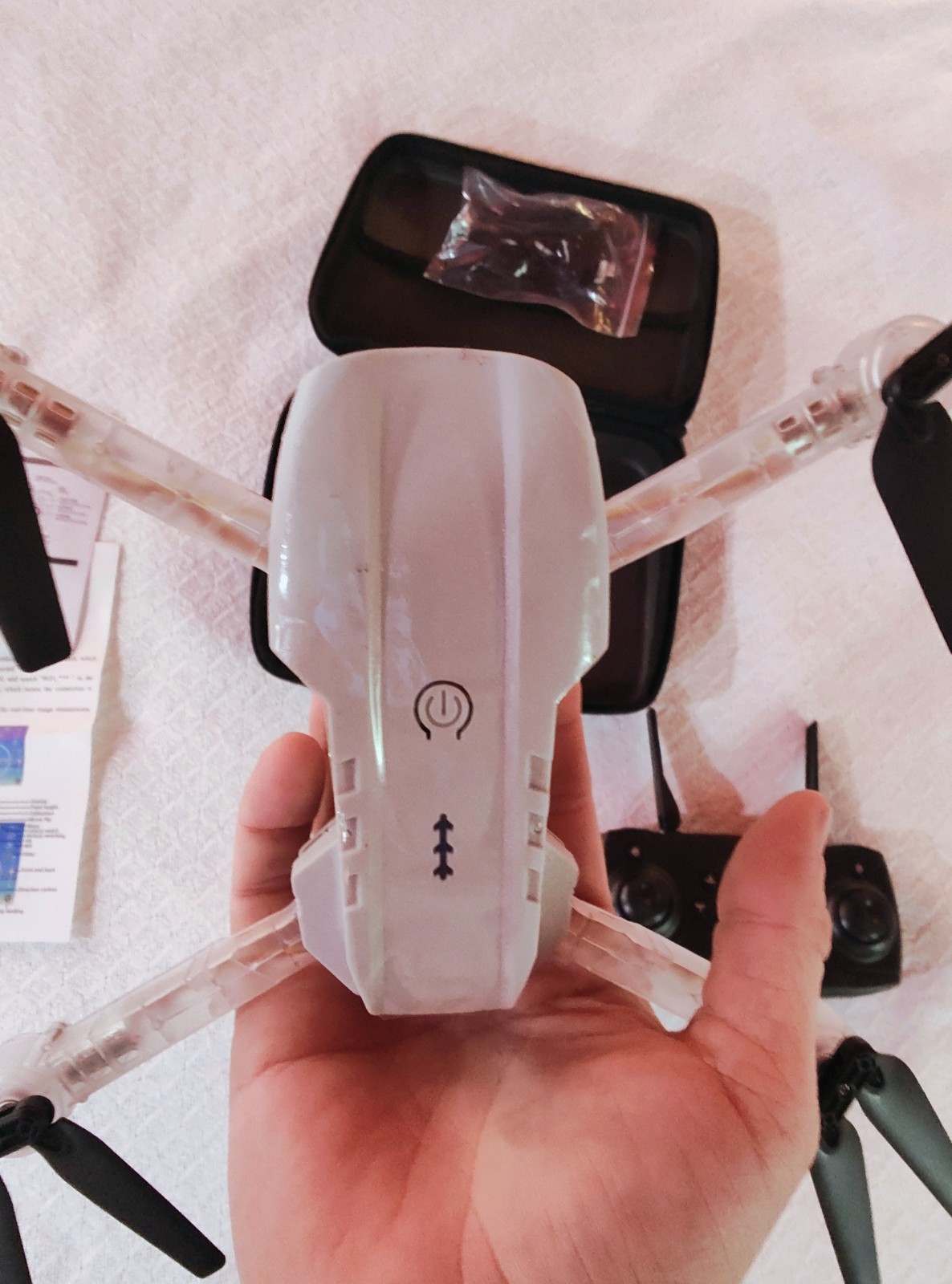 Drone Foldable Mini Camera Drone W/ Controller/Phone Mount