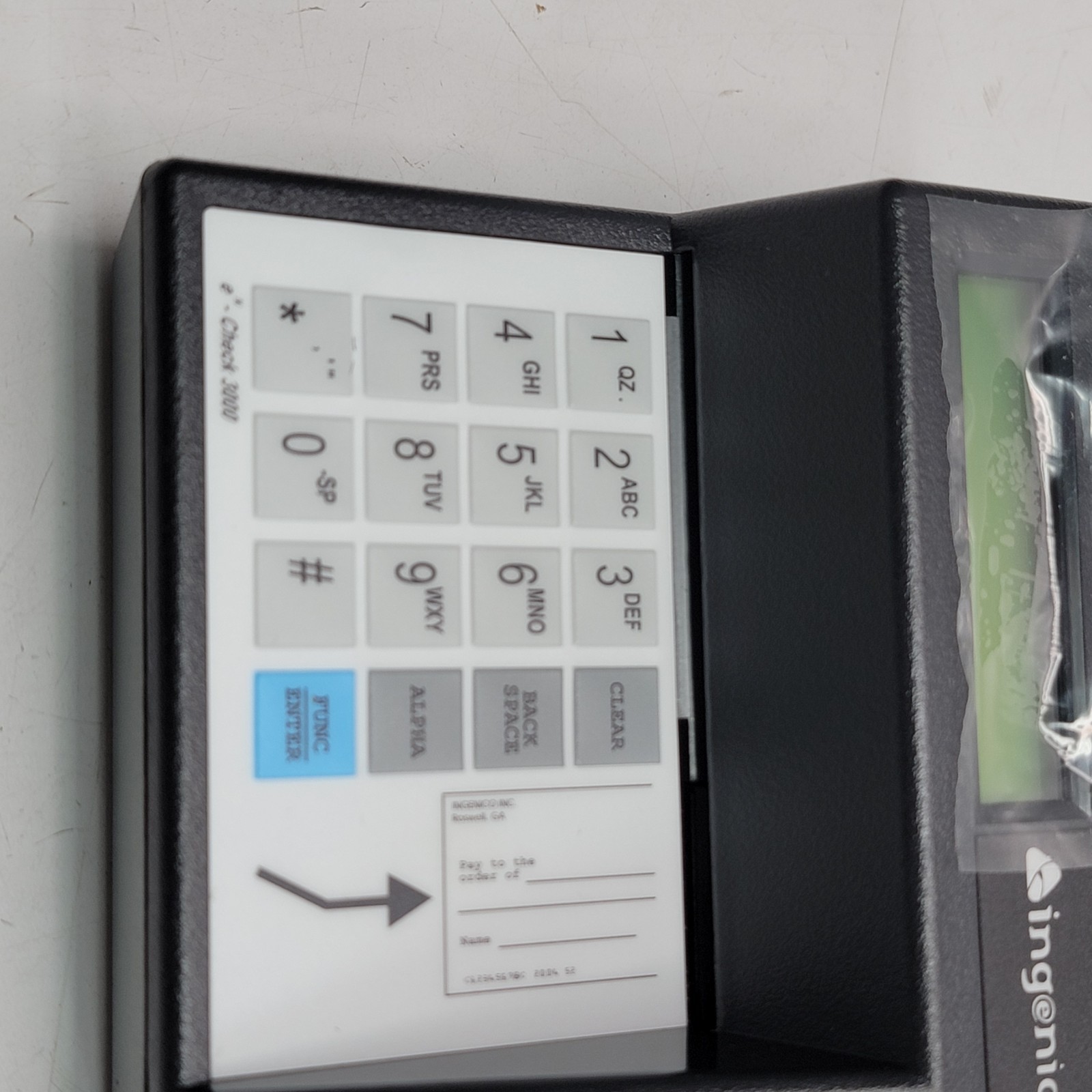 NEW - INGENICO EN-CHECK MR3000 CHECK MANAGER INTERNAL CHECK READER 3000