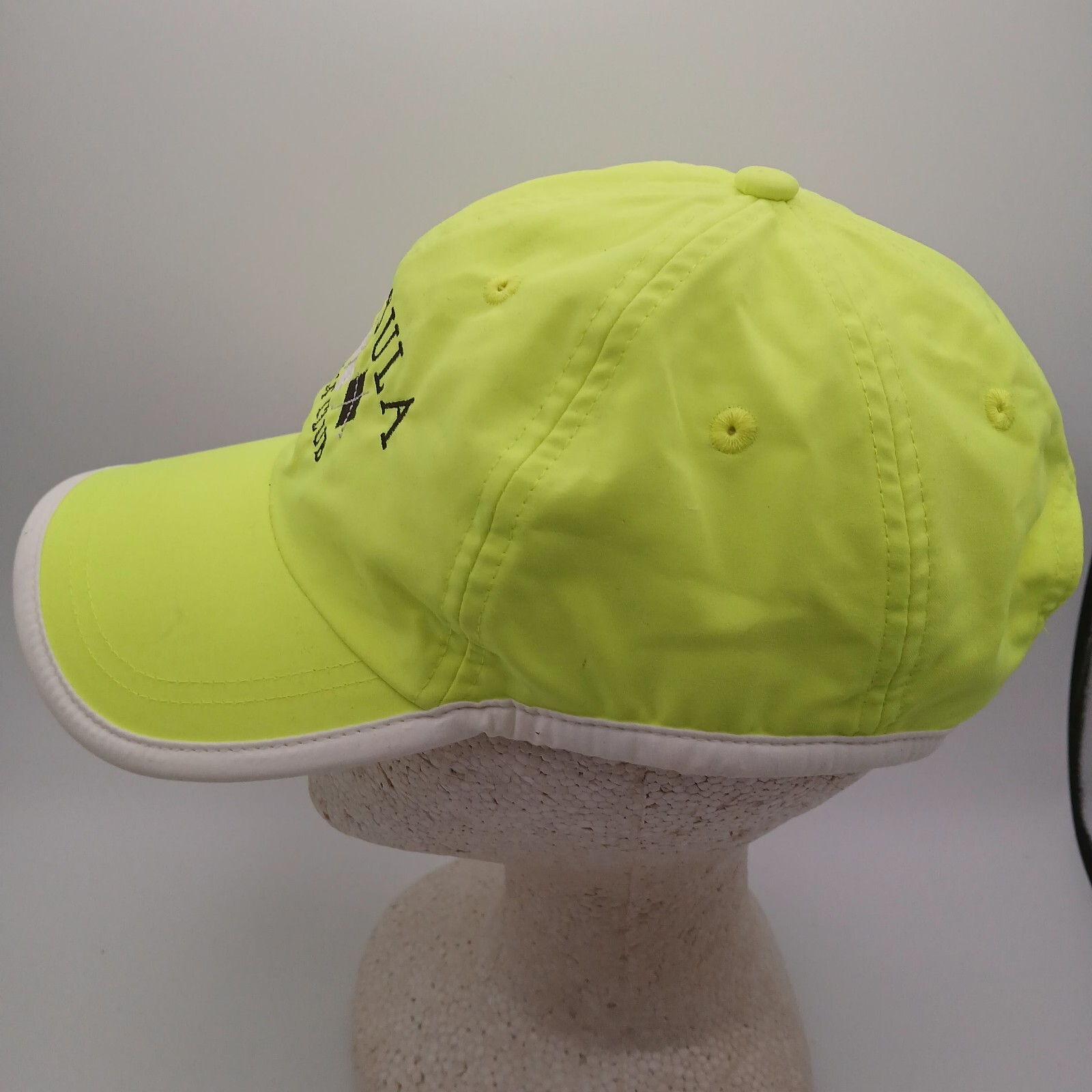 Peninsula Golf Club Hat Cap Kate Lord Womens Strap Back Neon Yellow Black Script