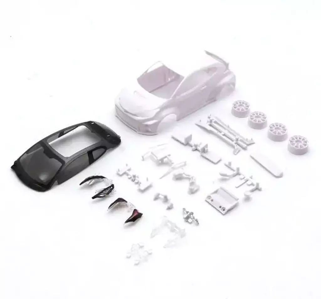 Radio Control GRMN YARIS Rally Package White Body Set (Unpainted) [MZN230]
