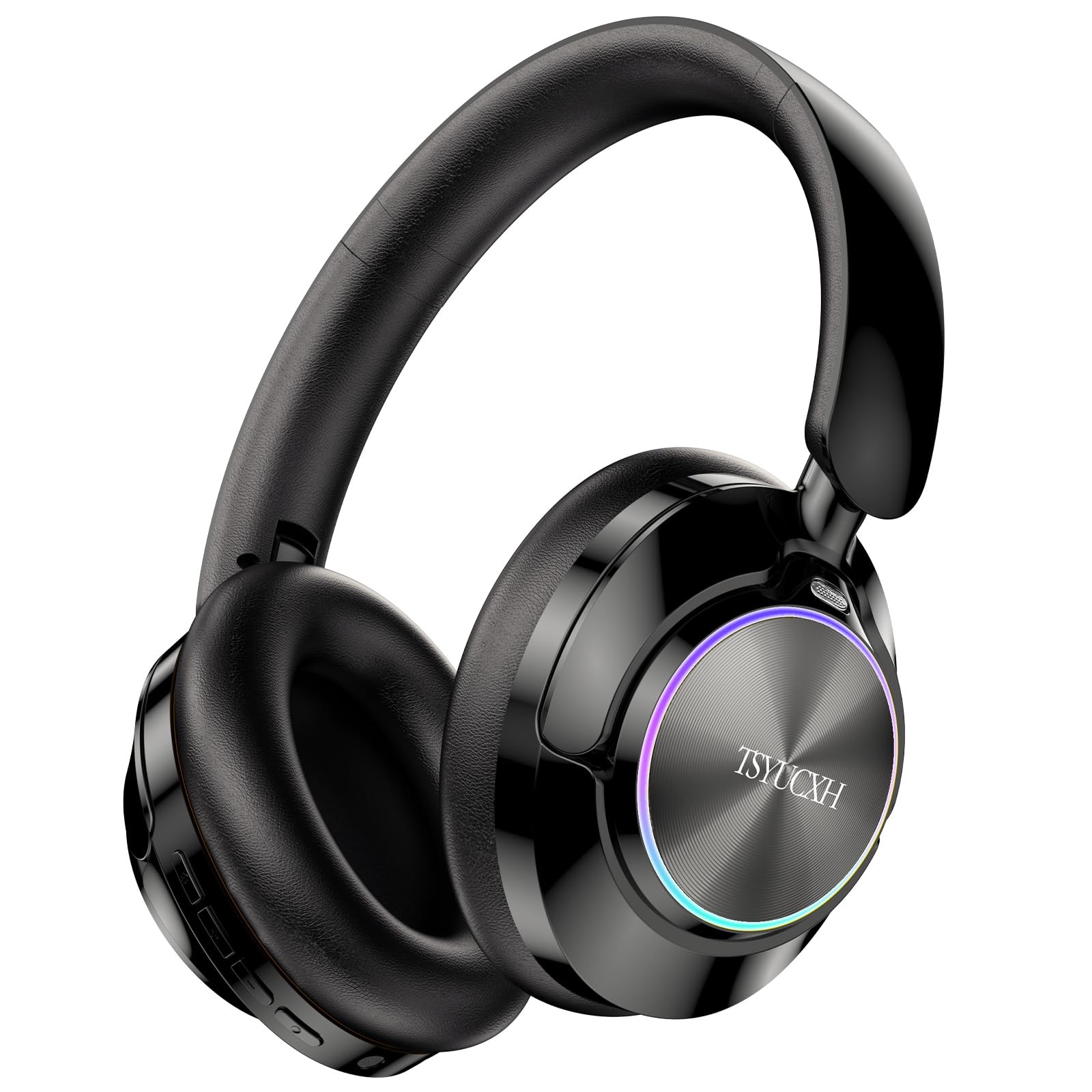 TSYUCXH Noise Cancelling Over Ear Wireless Bluetooth Headphones with Microphone,