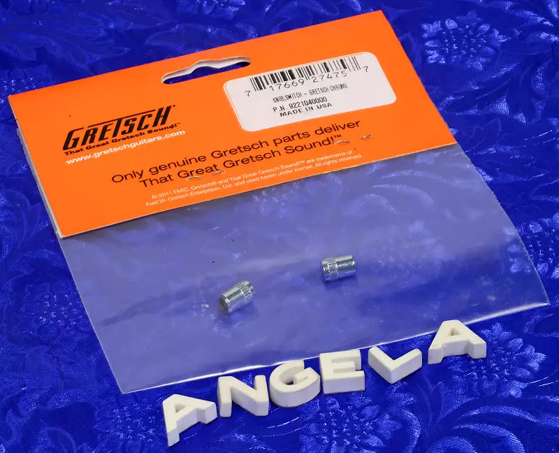 Gretsch Chrome Switch Tips X2,  9221040000