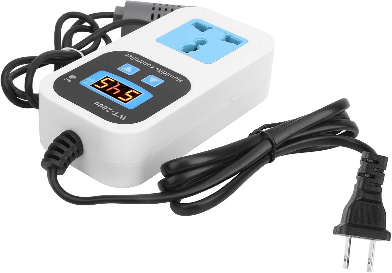 Digital Humidity Controller Humidify Switch Socket 0%~99%RH WT2000 Accessory ♢