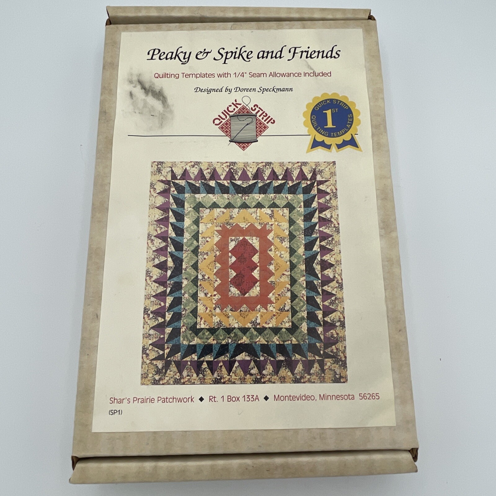 PEAKY & SPIKE and FRIENDS (SP1) Shar's Prairie Patchwork Quilting Templates Set