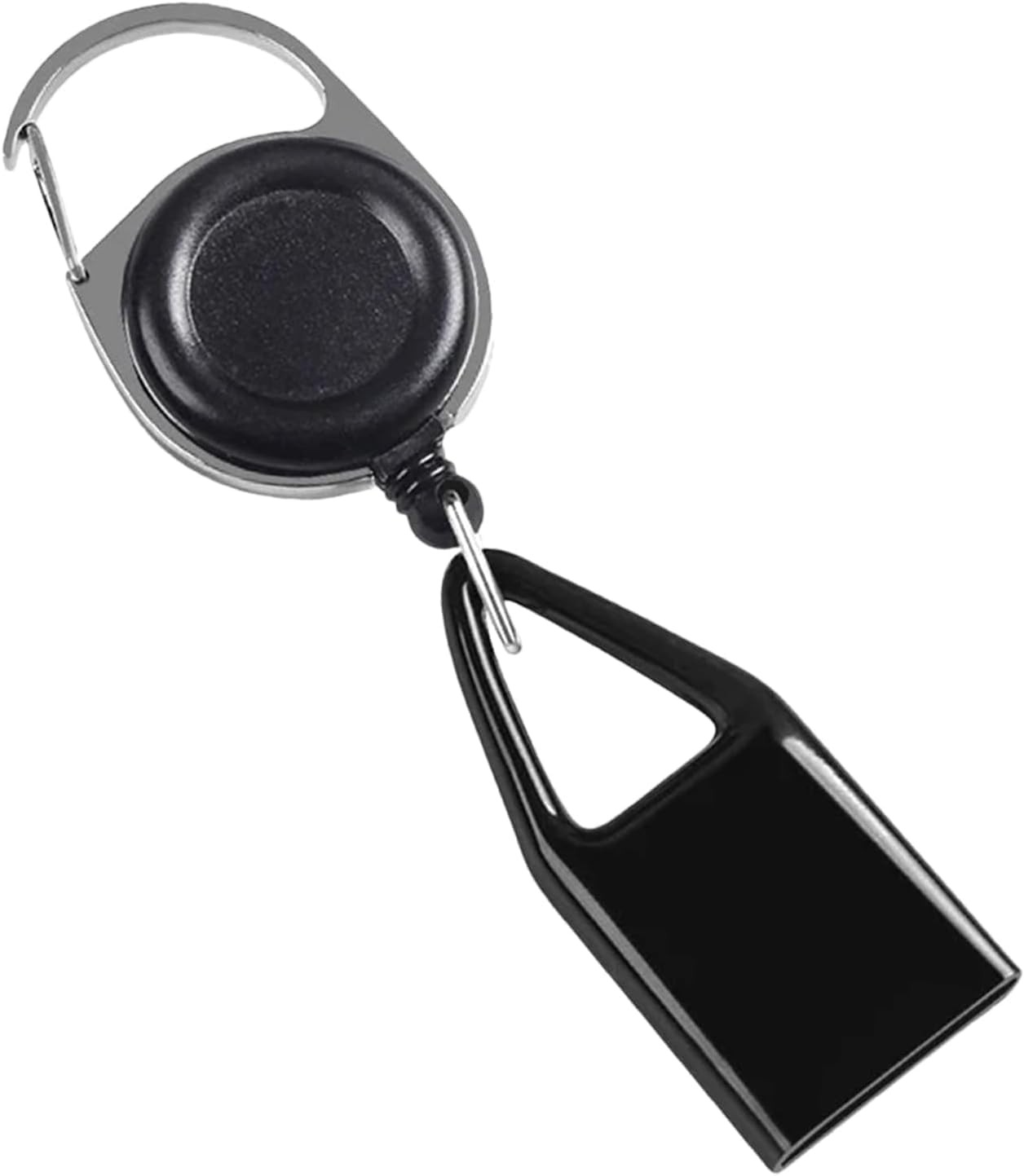 Black Retractable Lighter Clip Belt Anti Lost Portable Lighter Clip