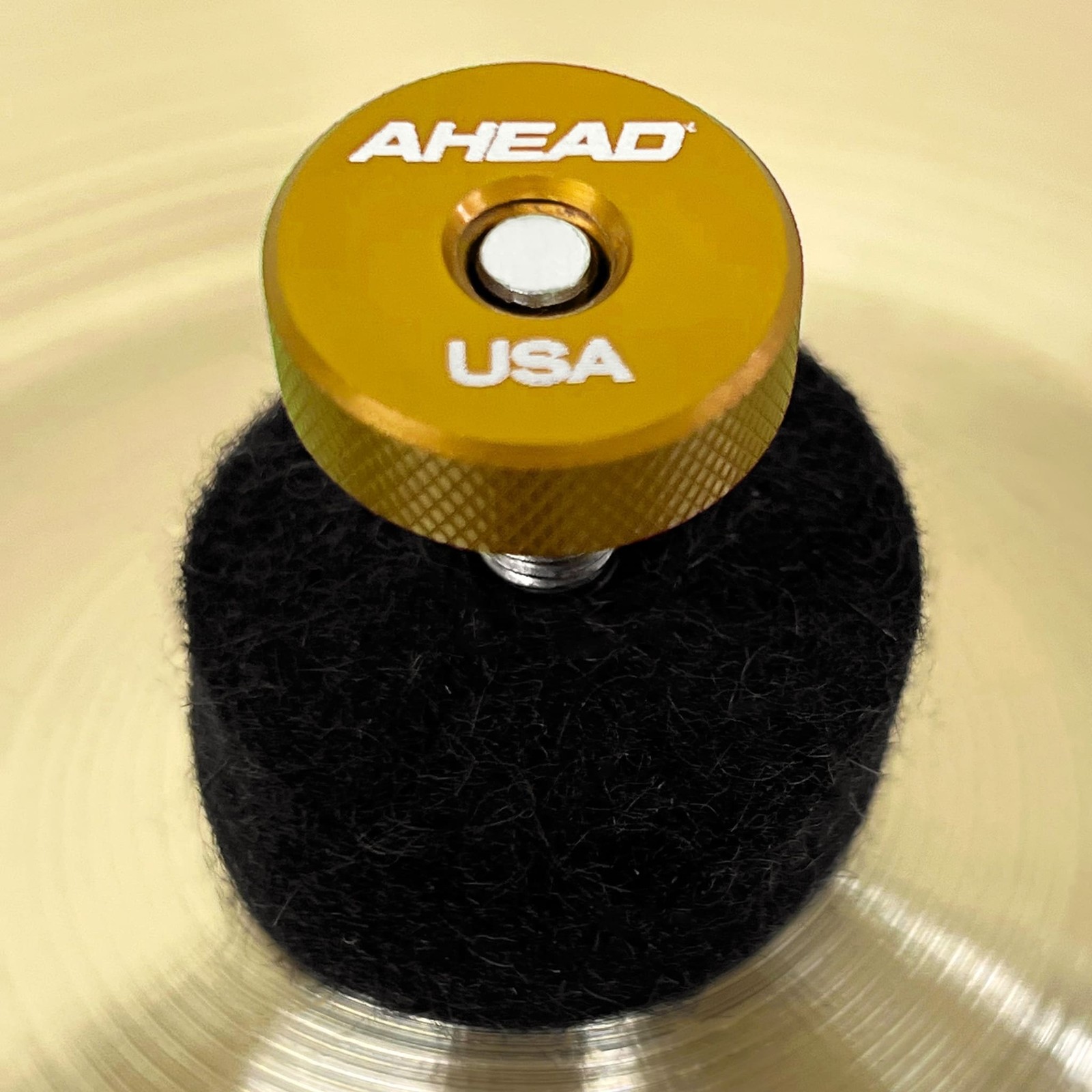 AHEAD - AHSN-GLD - Speed Nuts Knurled Metal Cymbal Washer 4 Pack -Gold