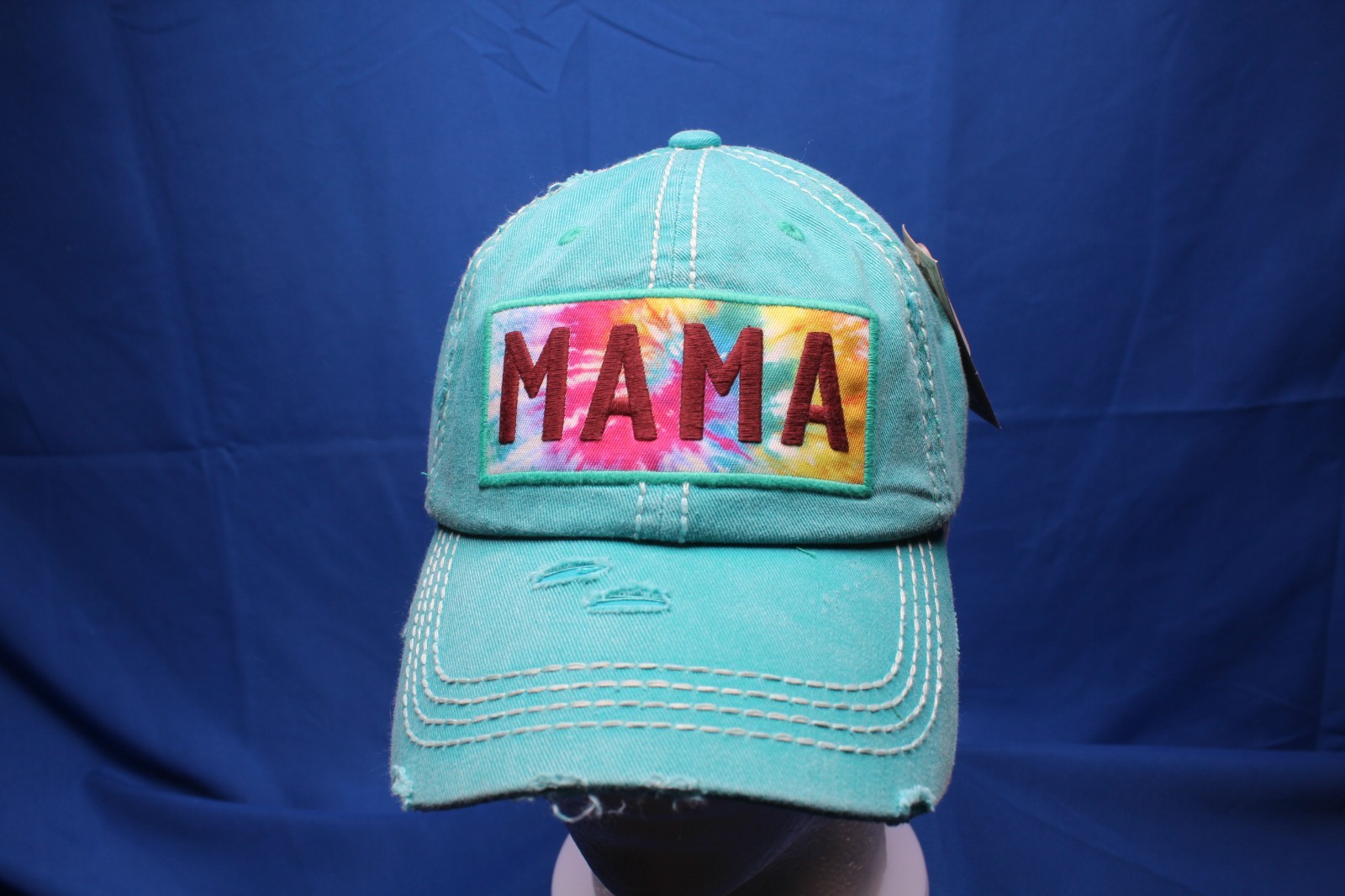 KBETHOS-Vintage Style Distressed Adjustable Baseball Cap Hat Mama beach