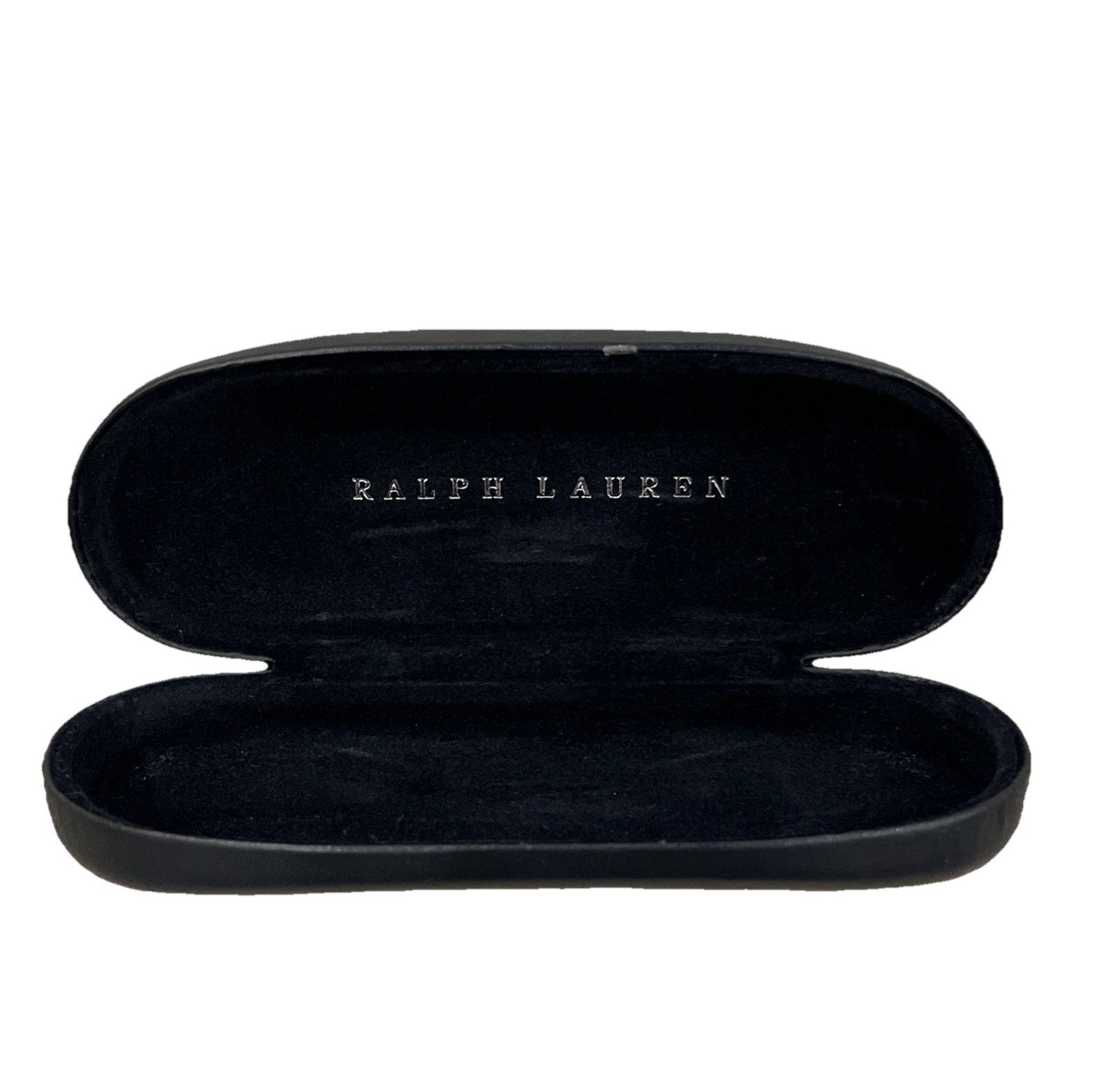Ralph Lauren Eyeglass Case Black Velvet Inside 1.12x2.5x6.25 inch