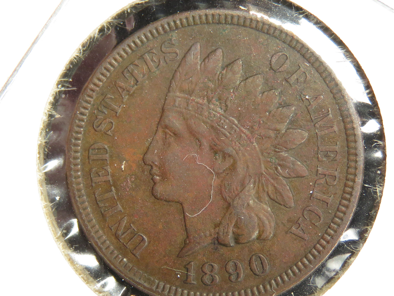 1890 Indian Cent, AU