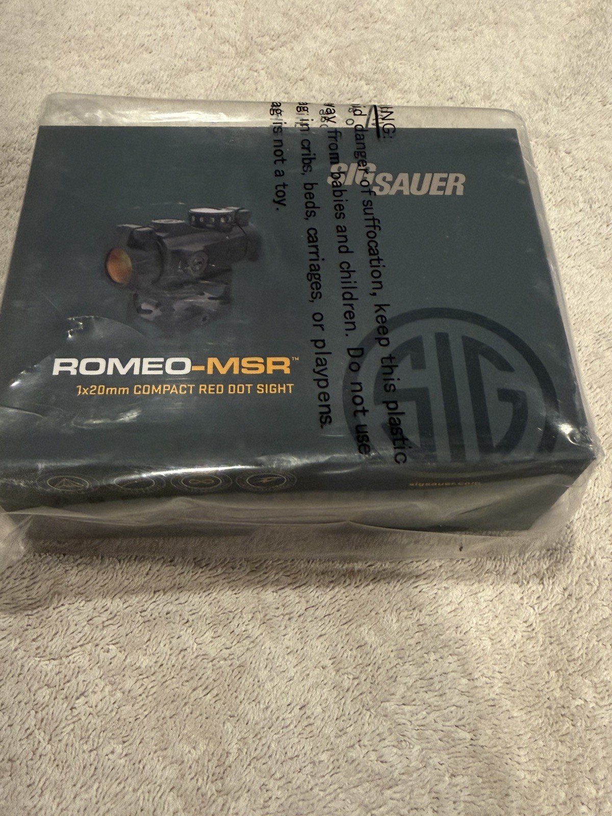 Sig Sauer Romeo-MSR 1x20mm Compact Red Dot Sight Sealed in Box