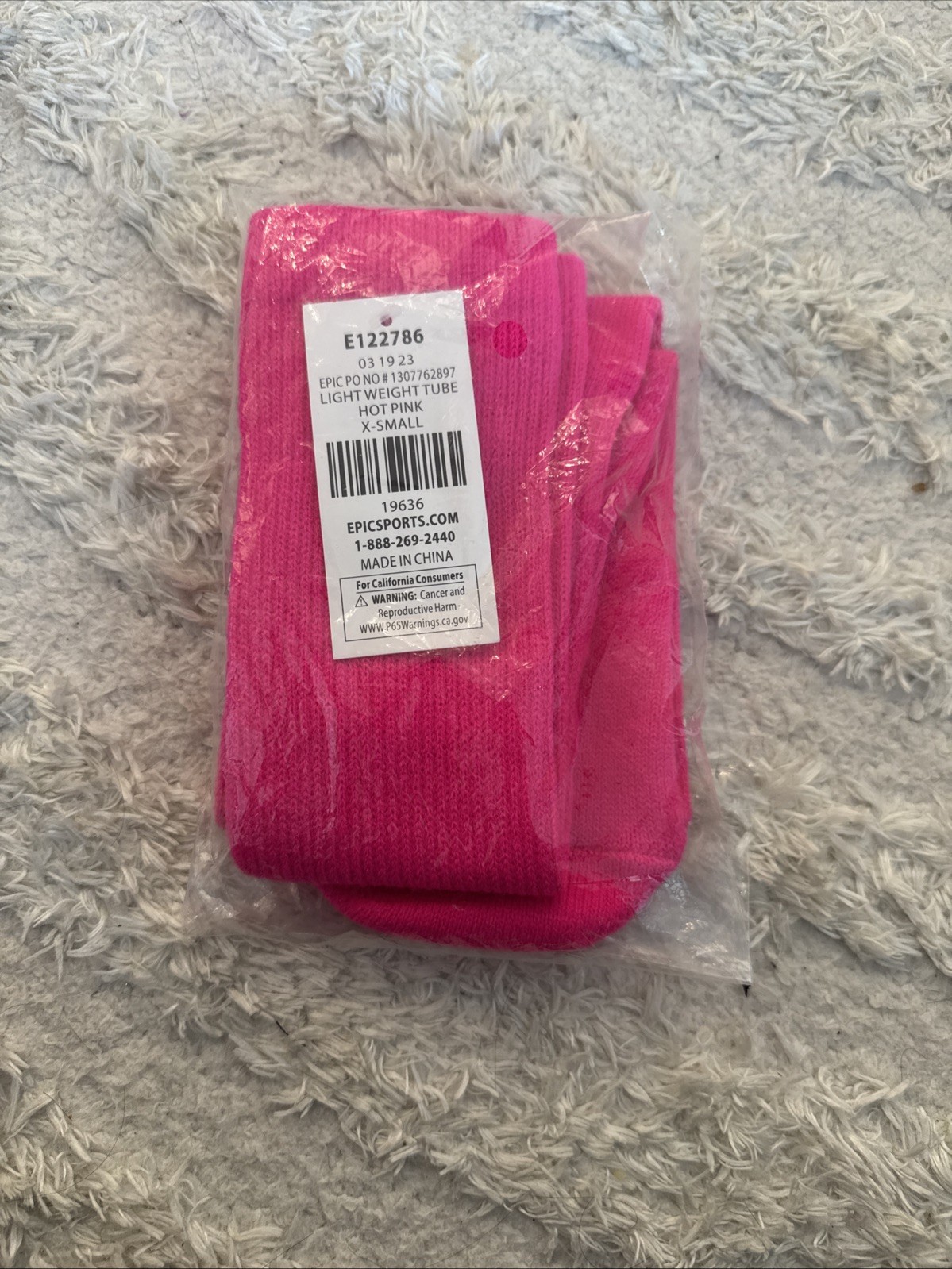 Girls Extra Small, Hot Pink Softball Socks