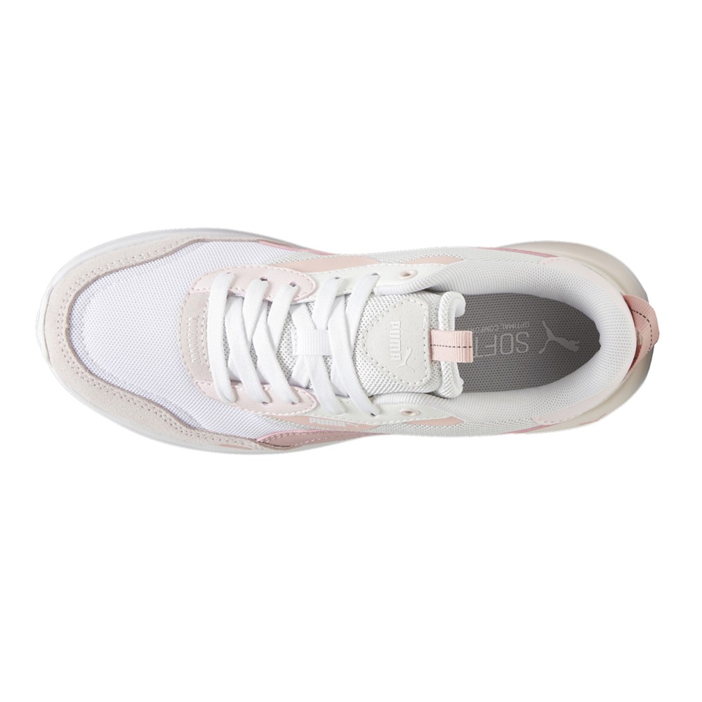 PUMA Runtamed Lace Up Womens Grey, Pink, White Sneakers Casual Shoes 39232404