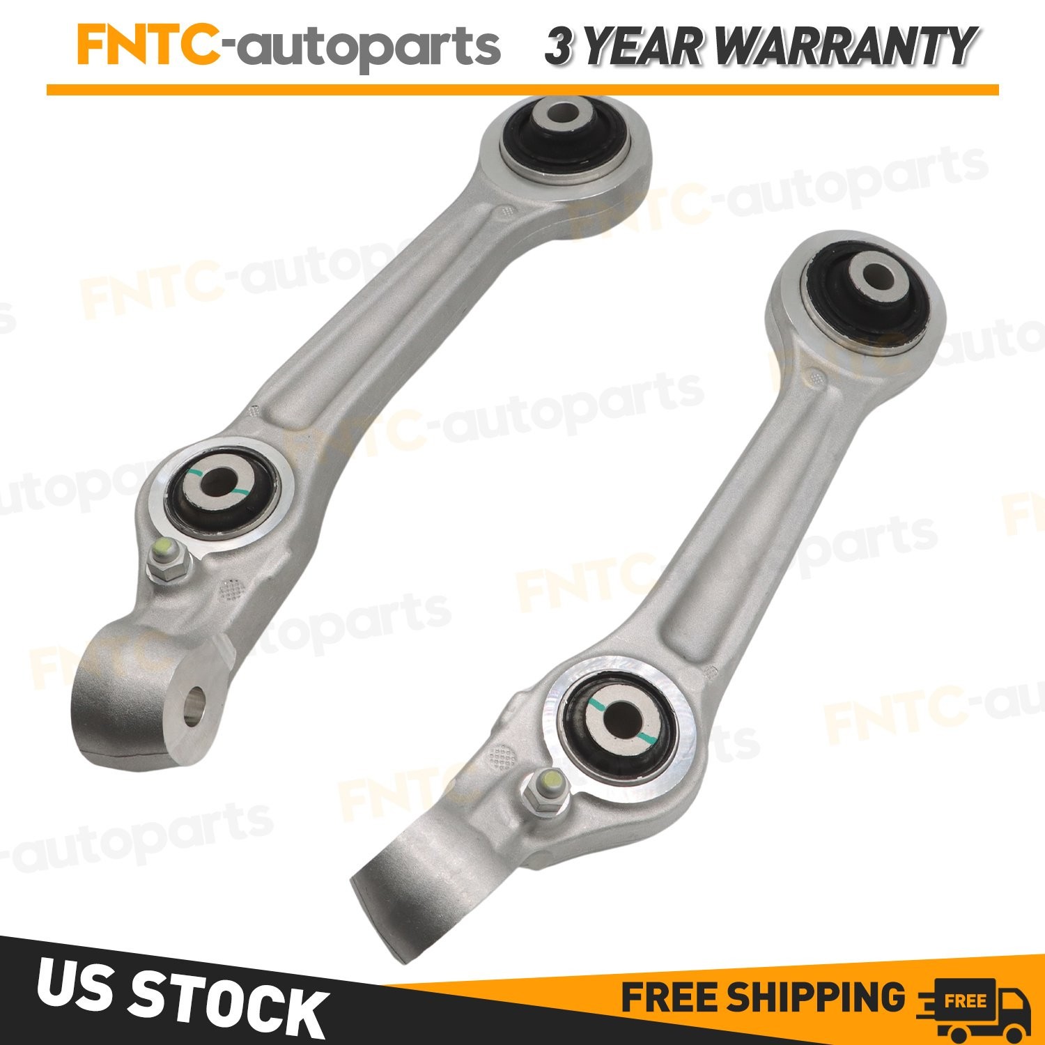 Front Rearward Lower Control Arms with Bushings for 09-2012 Hyundai Genesis