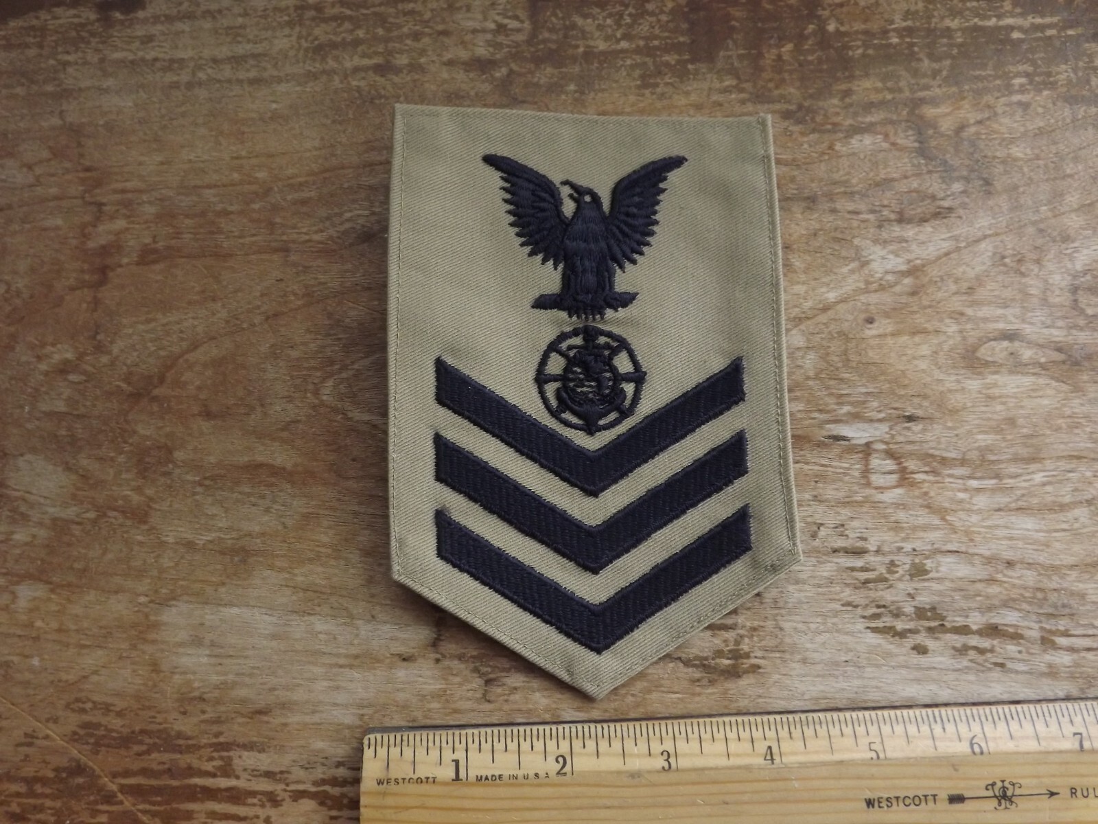 Navy 1st Class Religious Programs Specialist Rate, Khaki - INV# A6116