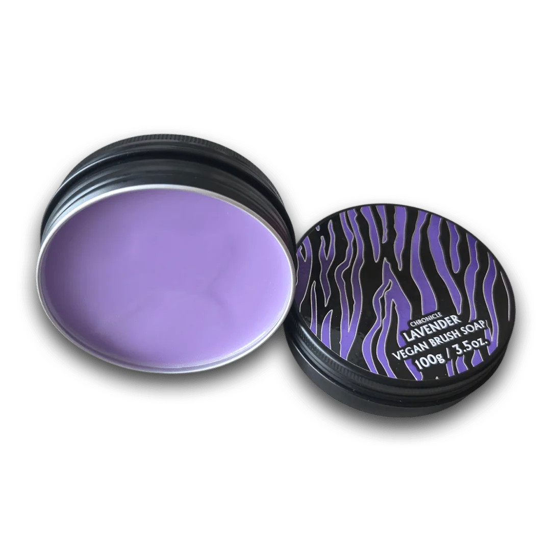 Lavender Brush Soap (100g) Acrylic Oil Watercolor Paint Cleaner Chronicle Cards