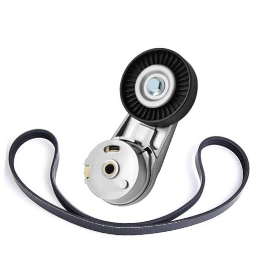 Serpentine Drive Belt Tensioner Kit Compatible with Pontiac Chevy Saturn Buick