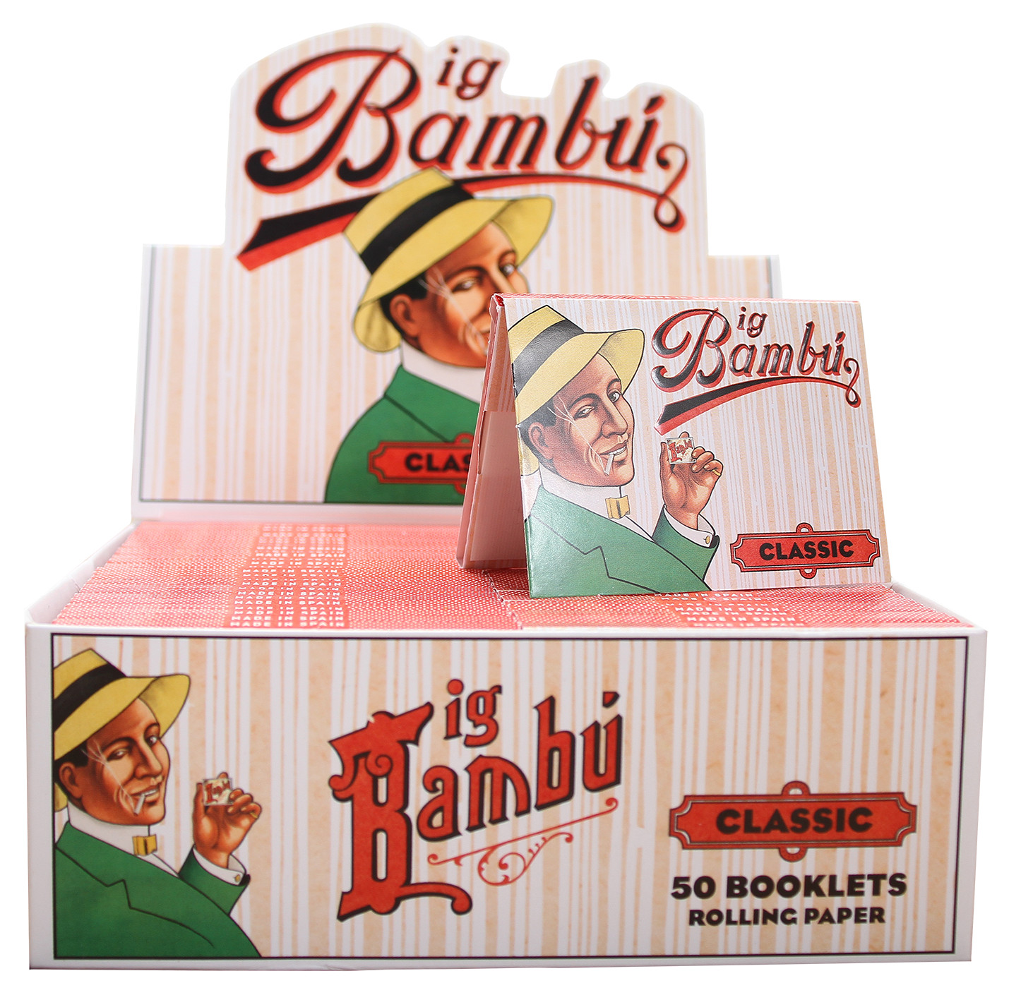 2x Bambu Rolling Papers Authentic Big Bambu Classic Papers 33/Lvs *USA Shipped*!