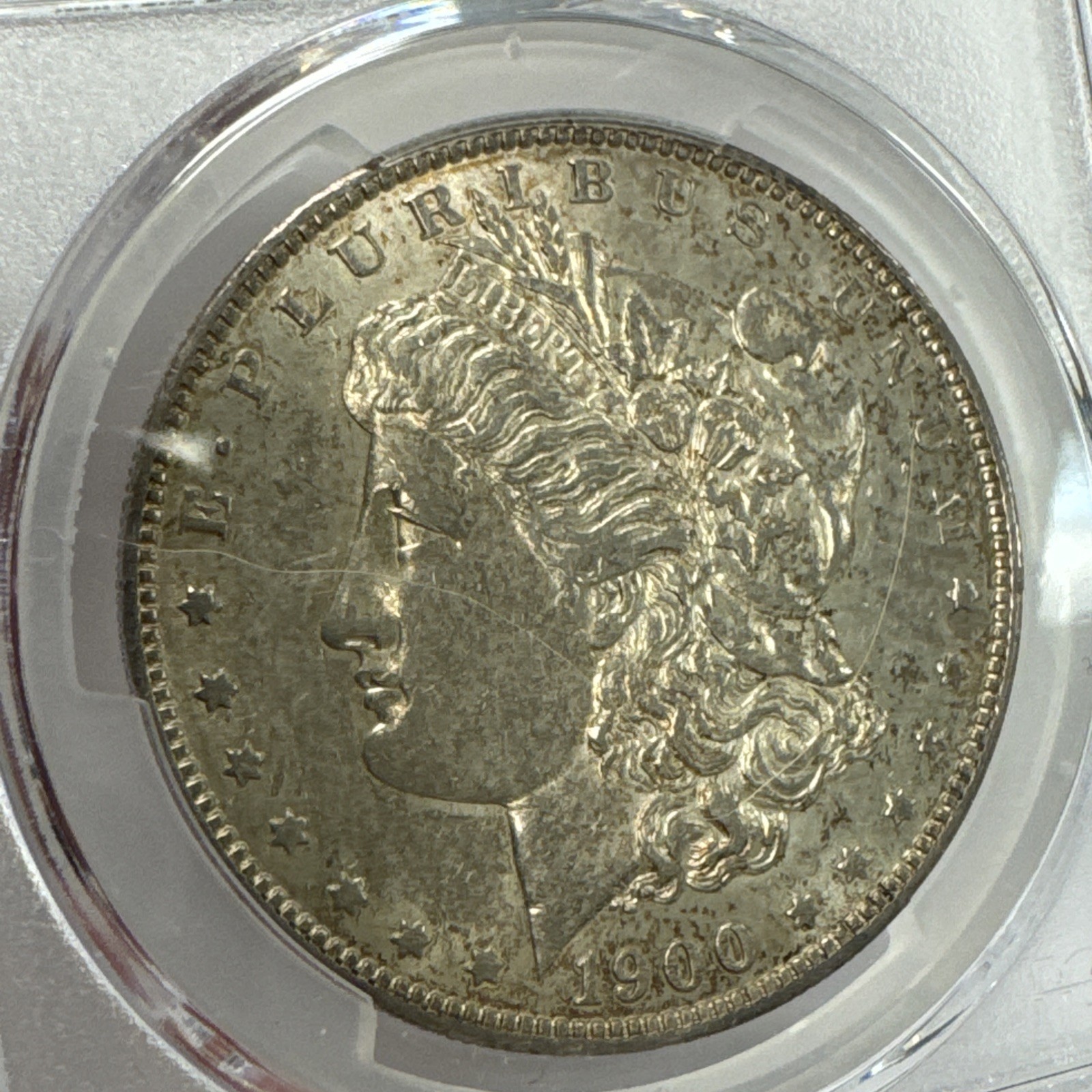 1900-S $1 Morgan Silver Dollar PCGS AU58