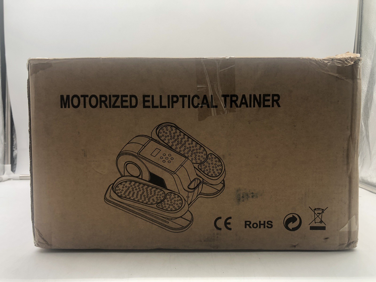 Motorized Electric Elliptical Machine+LCD Under Desk Leg Exerciser Assembled *