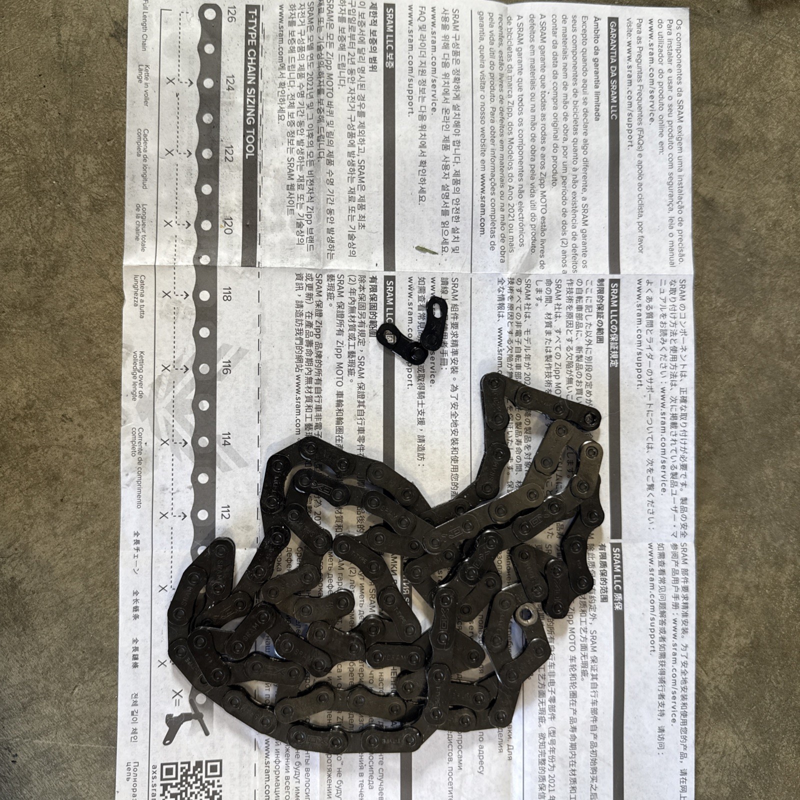 sram xo transmission Chain 114 Links