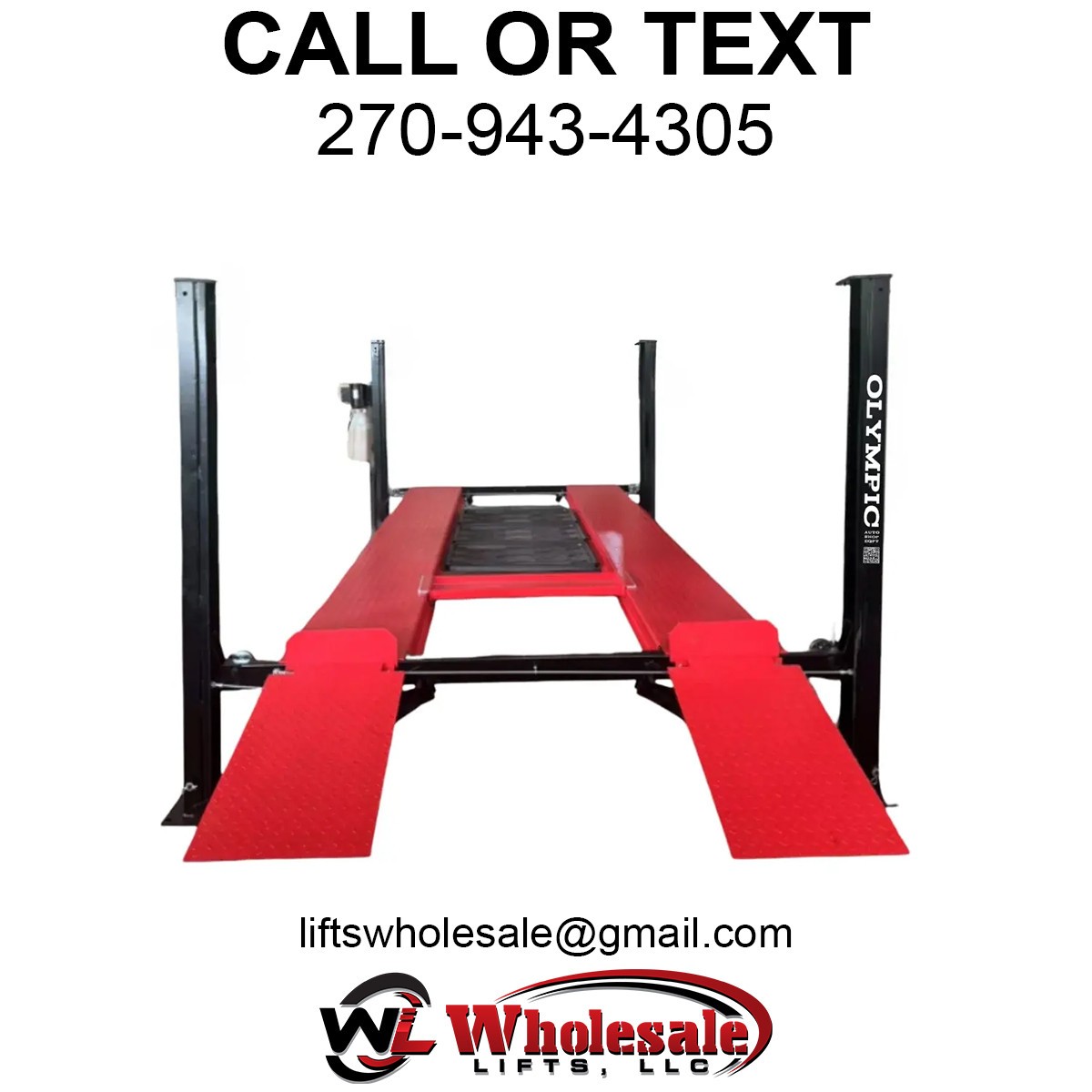 Olympic 4PC-6 "The "Little Buddy" Compact Portable 6,000 lb. Lift