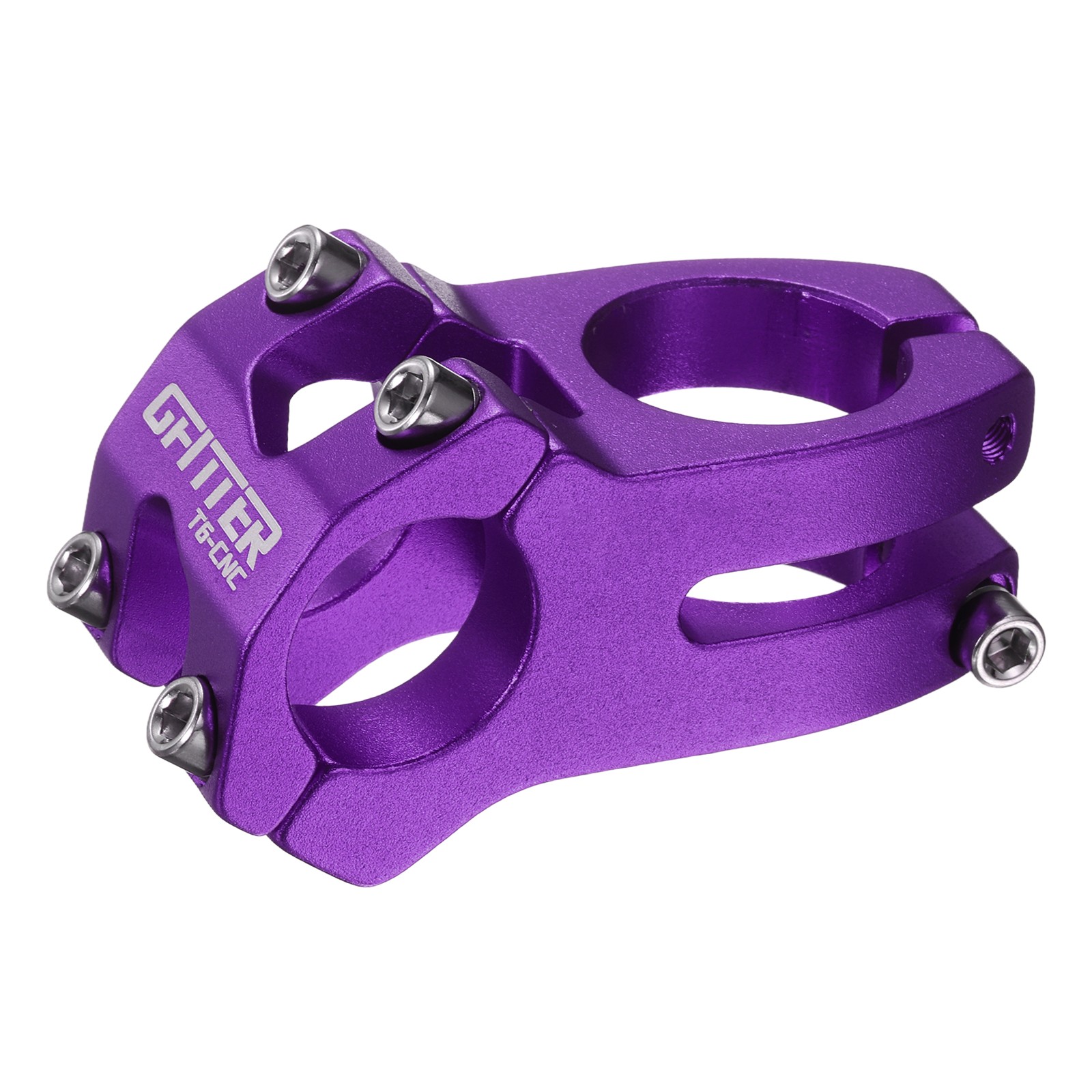 25.4mm Bike Stem 45mm Bicycle Handlebar Stem for BMX MTB, Purple