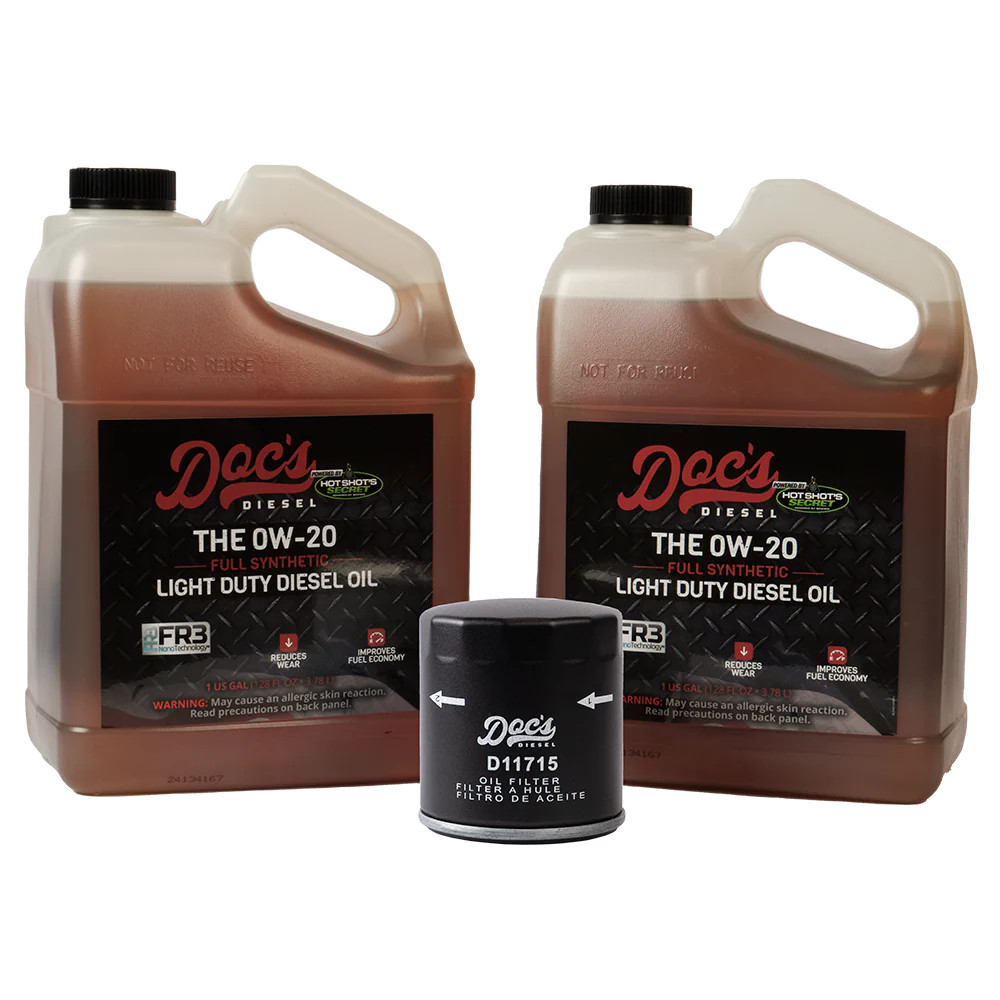 Doc's Diesel 0W-20 Oil Kit Fits Chevrolet/GMC 3.0L Duramax 2020+ | PF66